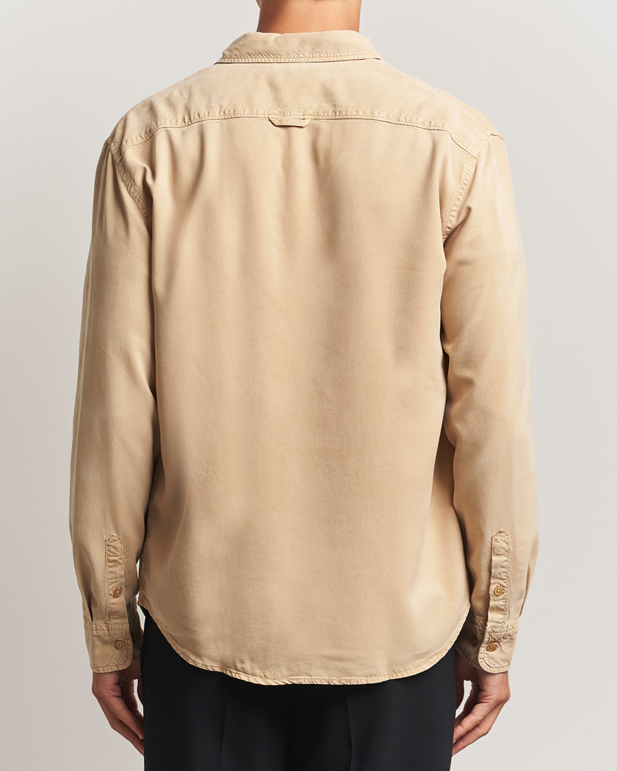 Heren | Overhemden | Filippa K | Zachary Lyocell Shirt Latte Beige