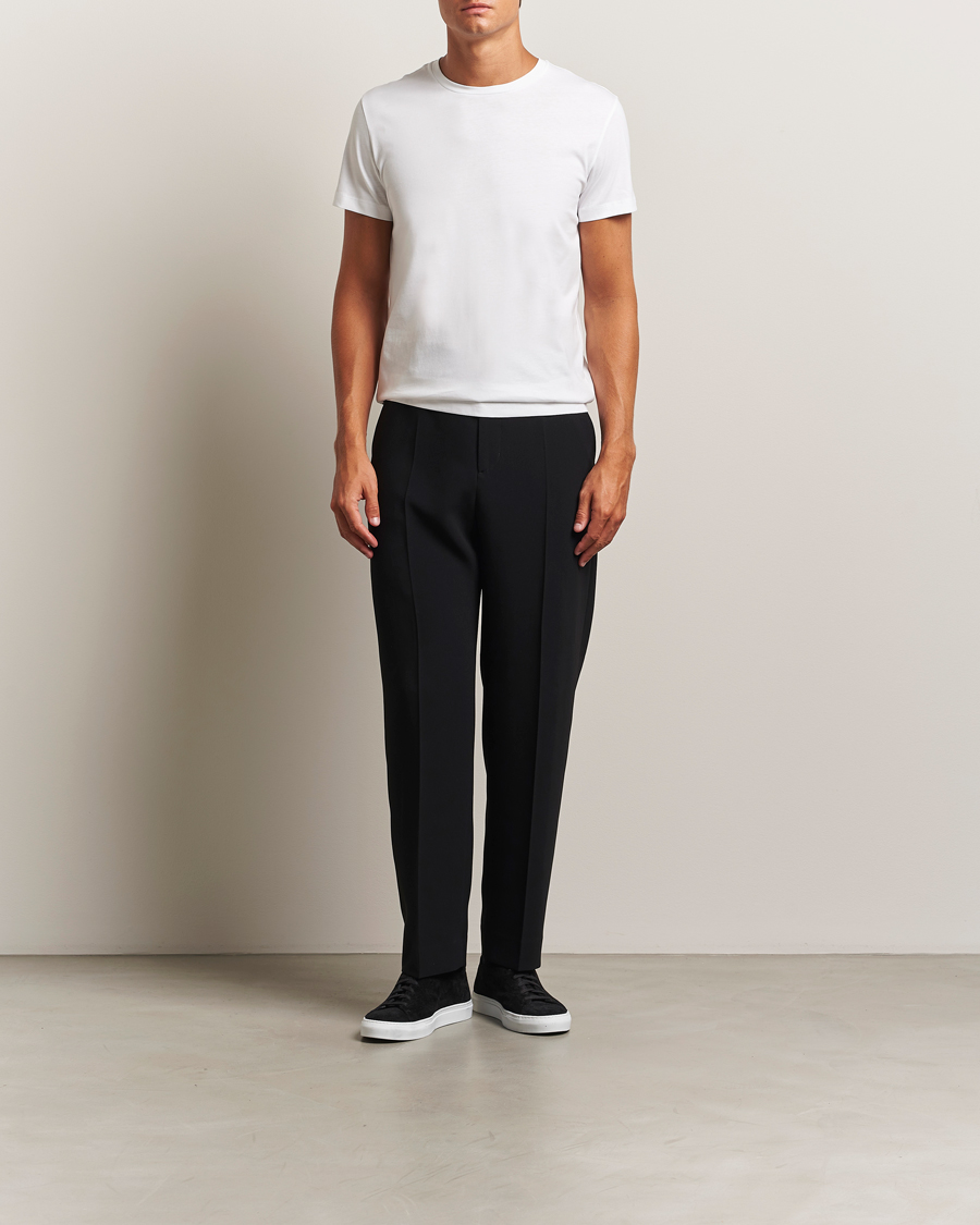 Heren | T-shirts | Filippa K | Lightweight Cotton Crew Neck T-Shirt White