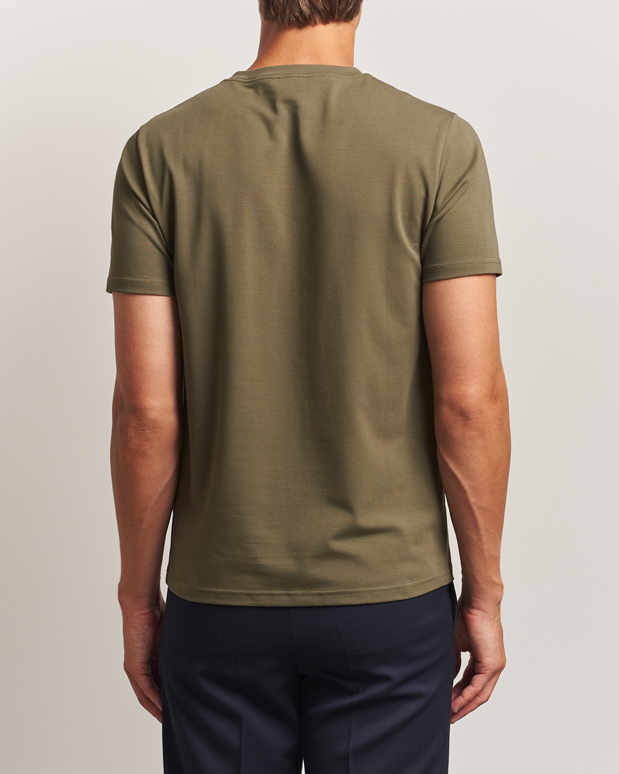 Heren | T-shirts | Filippa K | Soft Lycra T-Shirt Dark Olive