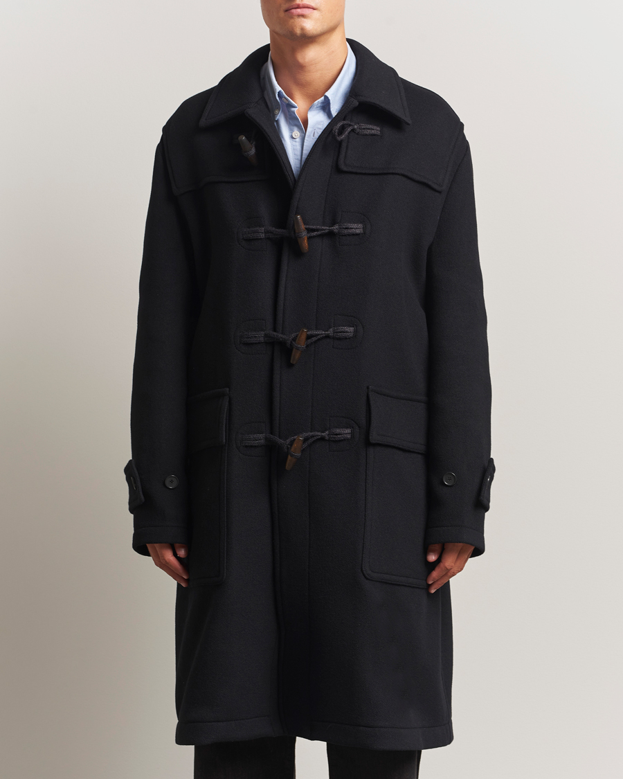 Heren | Jassen | Filippa K | Monty Wool Duffle Coat Black
