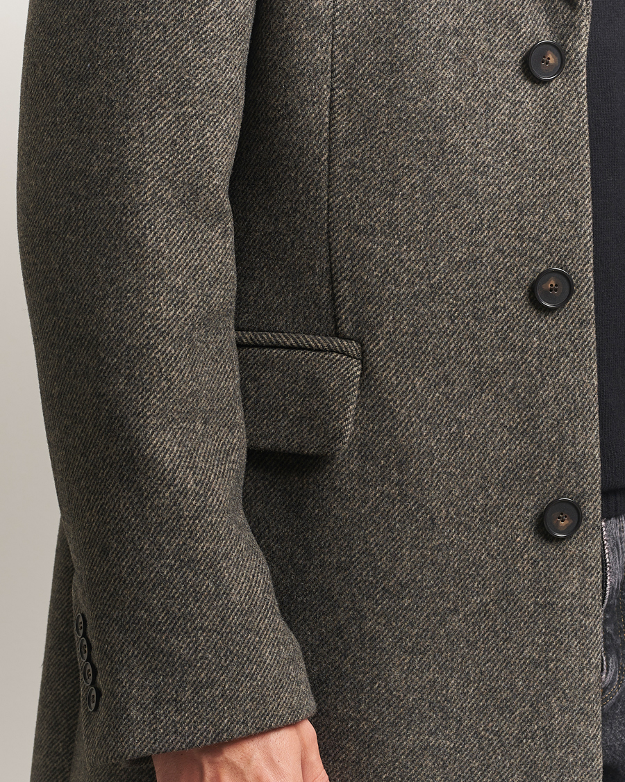 Heren | Jassen | Filippa K | William Wool Textured Coat Driftwood