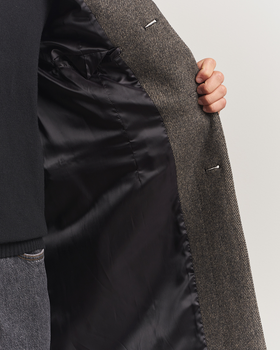 Heren | Jassen | Filippa K | William Wool Textured Coat Driftwood