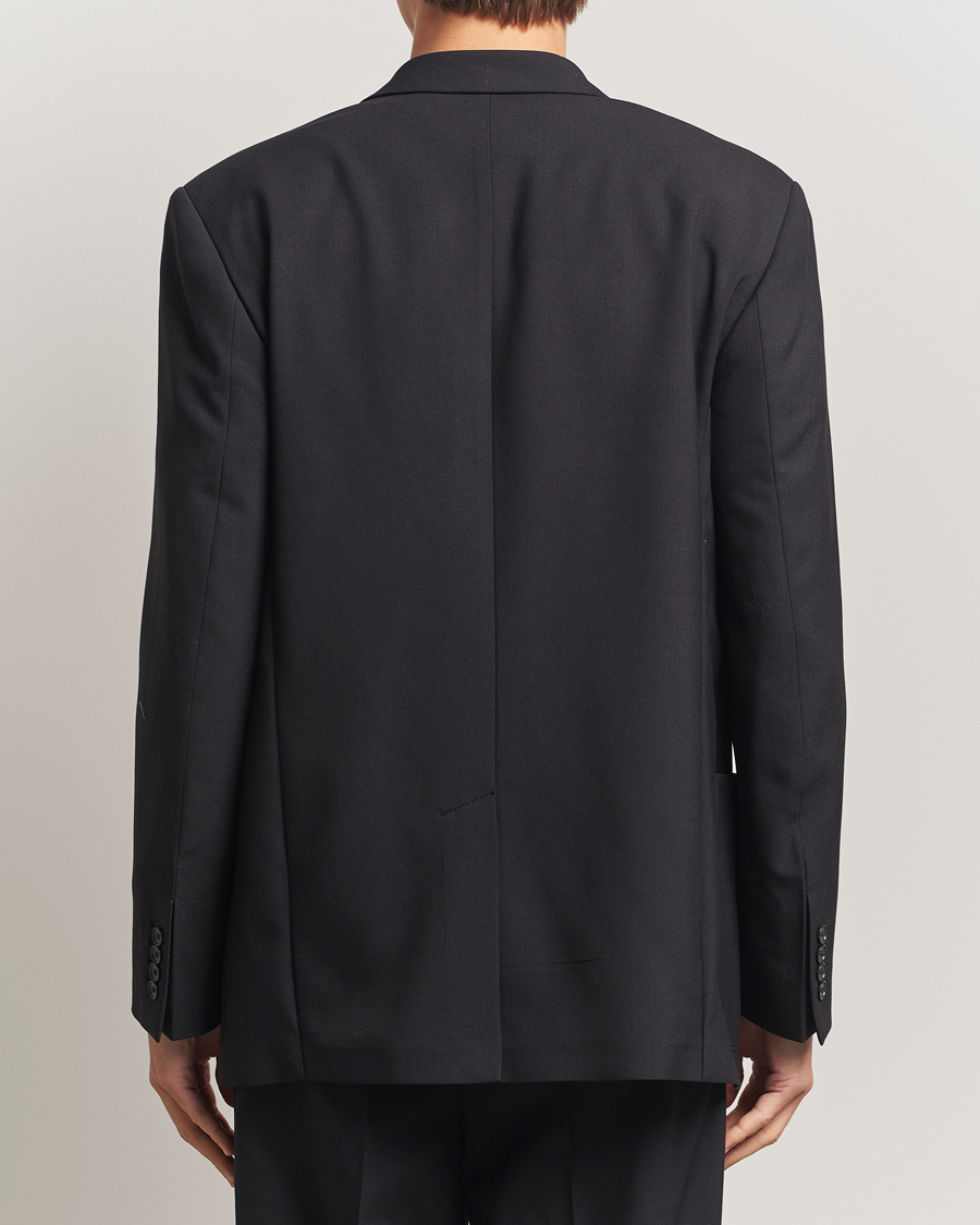 Heren | Blazers | Filippa K | Michael Wool Double Breasted Blazer Black