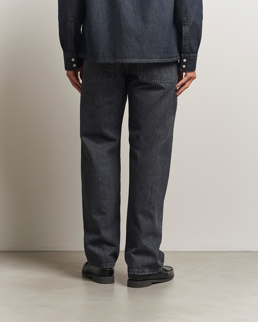 Heren | Overhemden | Filippa K | Loose Fit Workwear Jeans Washed Black