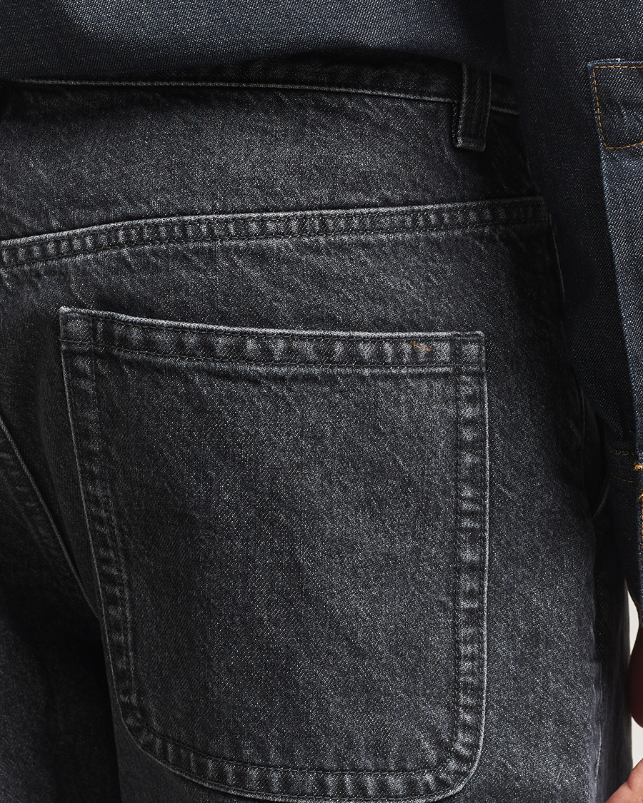 Heren | Overhemden | Filippa K | Loose Fit Workwear Jeans Washed Black