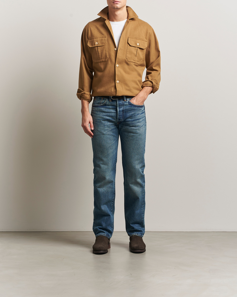 Heren | Jeans | RRL | Straight Leg 5-Pocket Denim Hillsview Wash