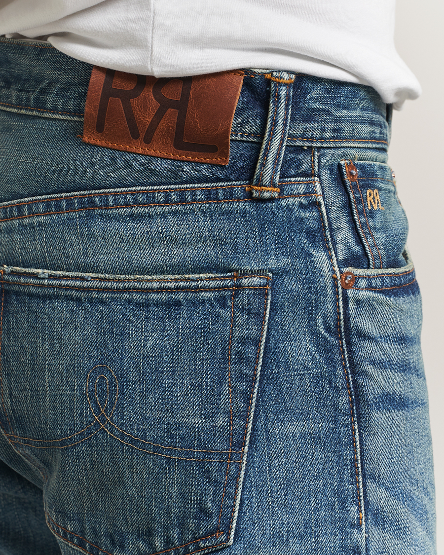 Heren | Jeans | RRL | Straight Leg 5-Pocket Denim Hillsview Wash