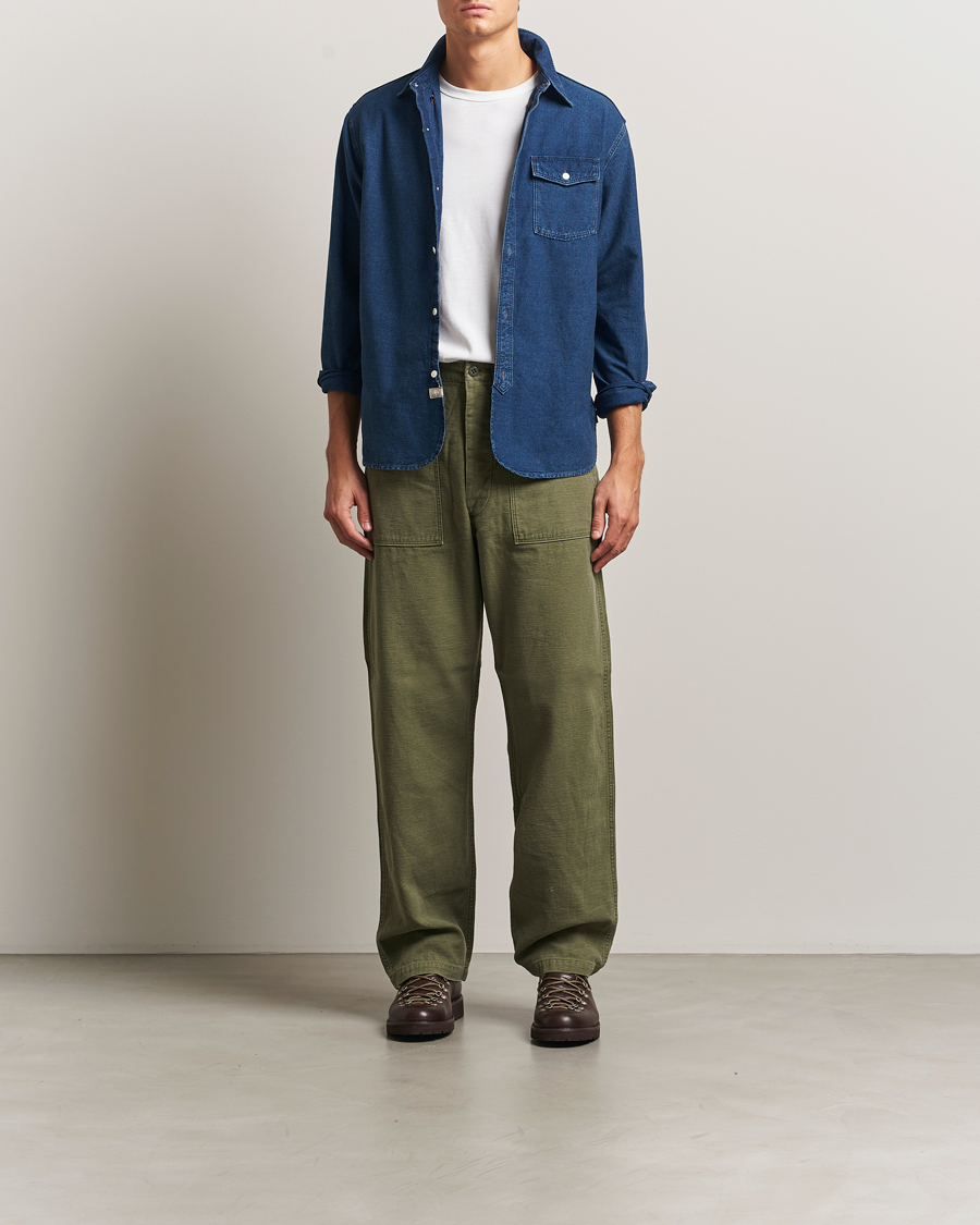 Heren | Overhemden | RRL | Oxford Denim Shirt Indigo