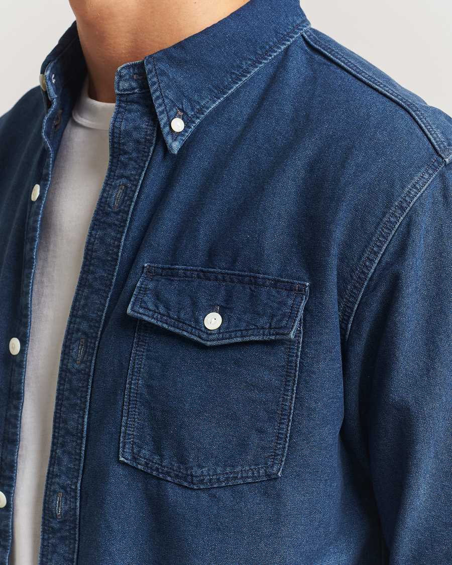 Heren | Overhemden | RRL | Oxford Denim Shirt Indigo