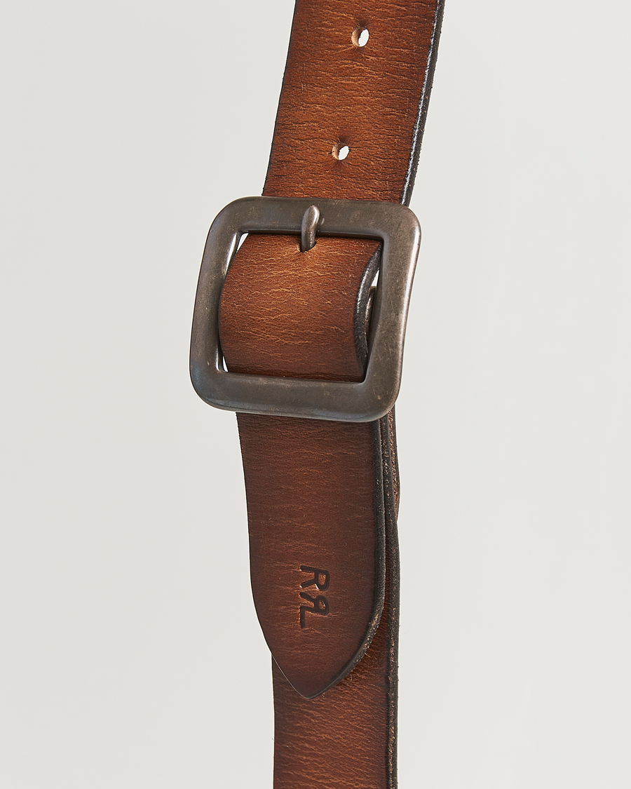 Heren | Riemen | RRL | Burling Belt Mid Brown