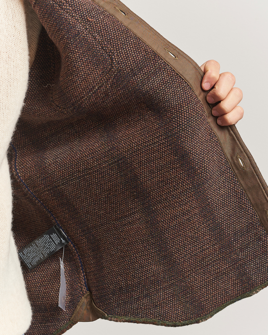 Heren | Jassen | RRL | Matlock Cashmere Shirt Jacket Olive