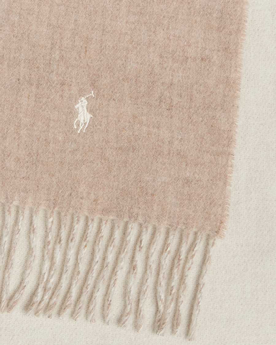 Heren | Sjaals | Polo Ralph Lauren | Reversible Wool Scarf Taupe