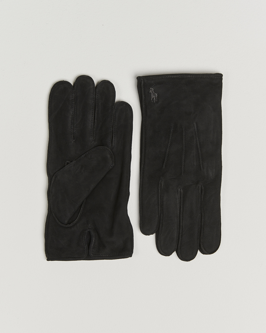 Heren | Handschoenen | Polo Ralph Lauren | Suede Gloves Black