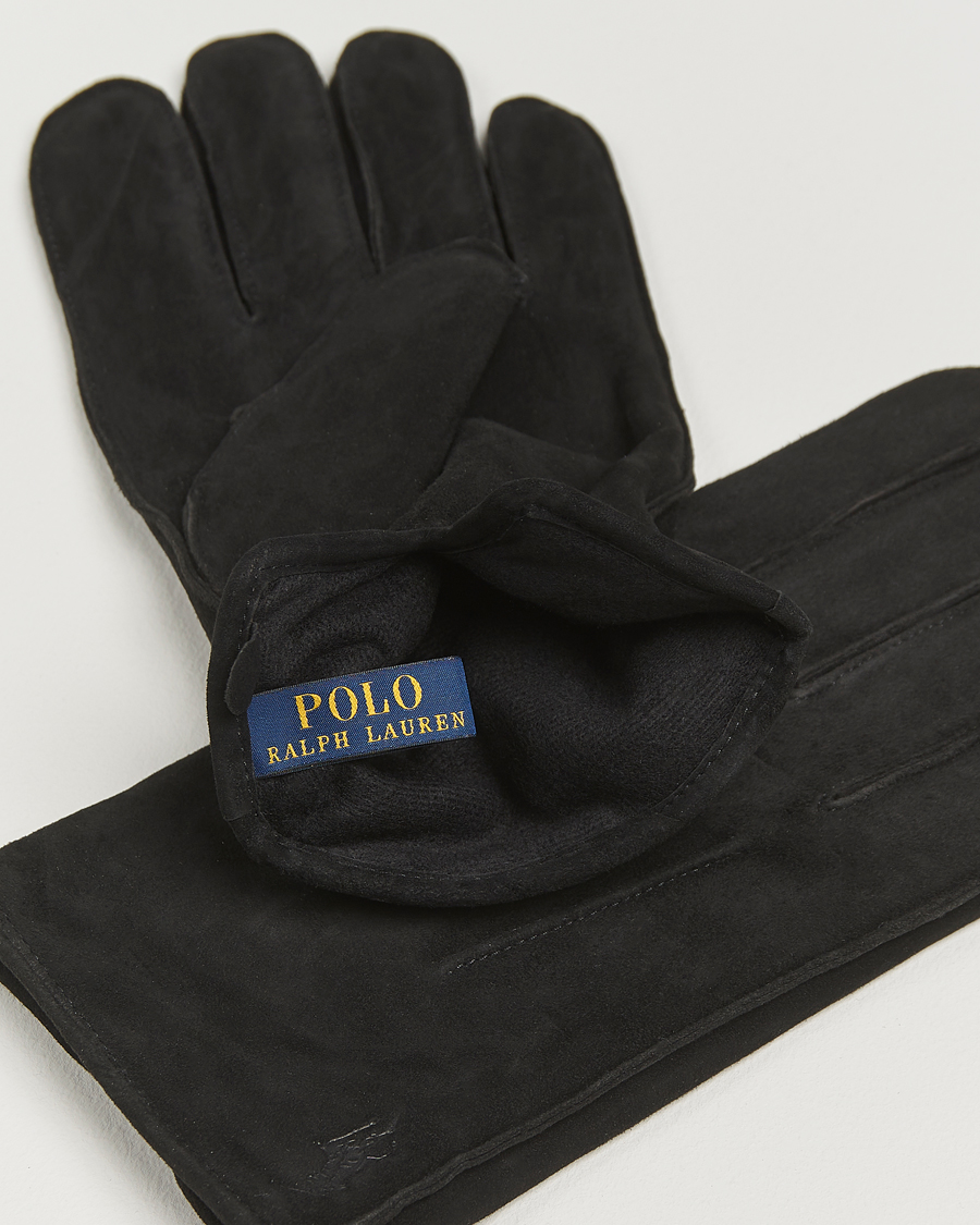 Heren | Handschoenen | Polo Ralph Lauren | Suede Gloves Black
