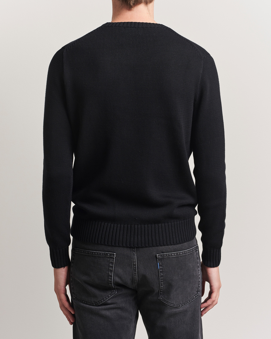 Heren | Truien | Polo Ralph Lauren | Cotton Crew Neck Sweater Polo Black