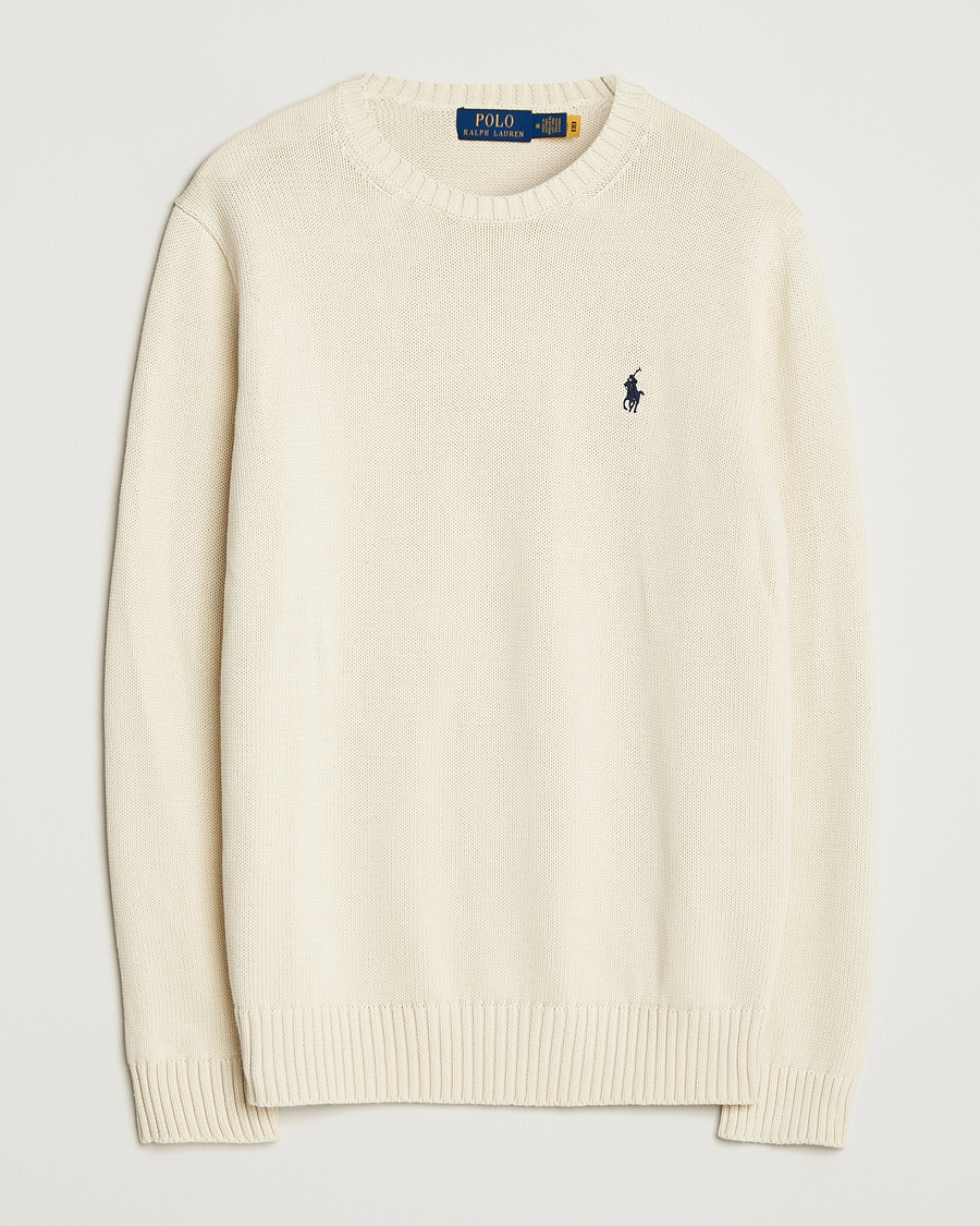 Heren | Truien | Polo Ralph Lauren | Cotton Crew Neck Sweater Andover Cream