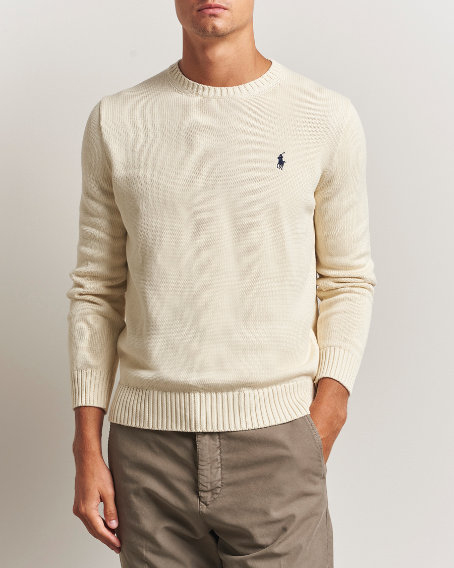 Heren | Truien | Polo Ralph Lauren | Cotton Crew Neck Sweater Andover Cream