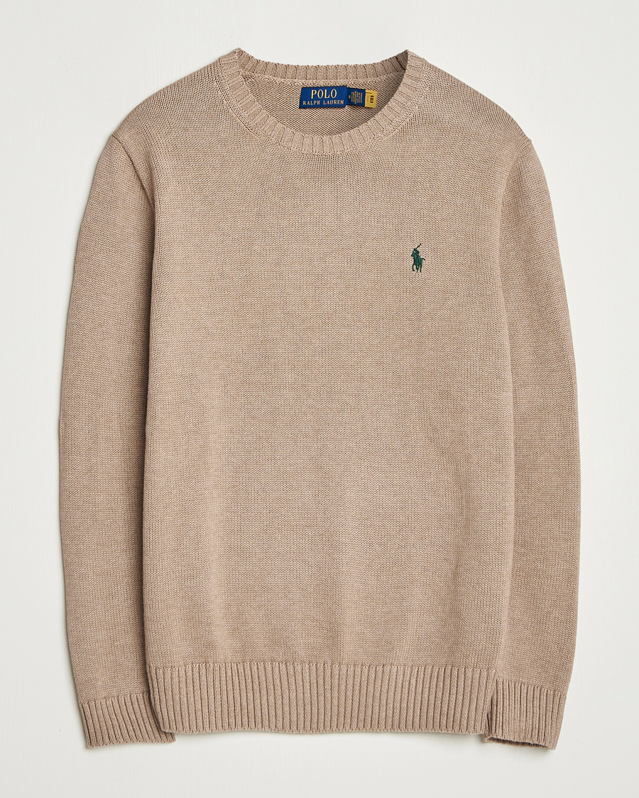 Heren | Truien | Polo Ralph Lauren | Cotton Crew Neck Sweater Bronze Melange