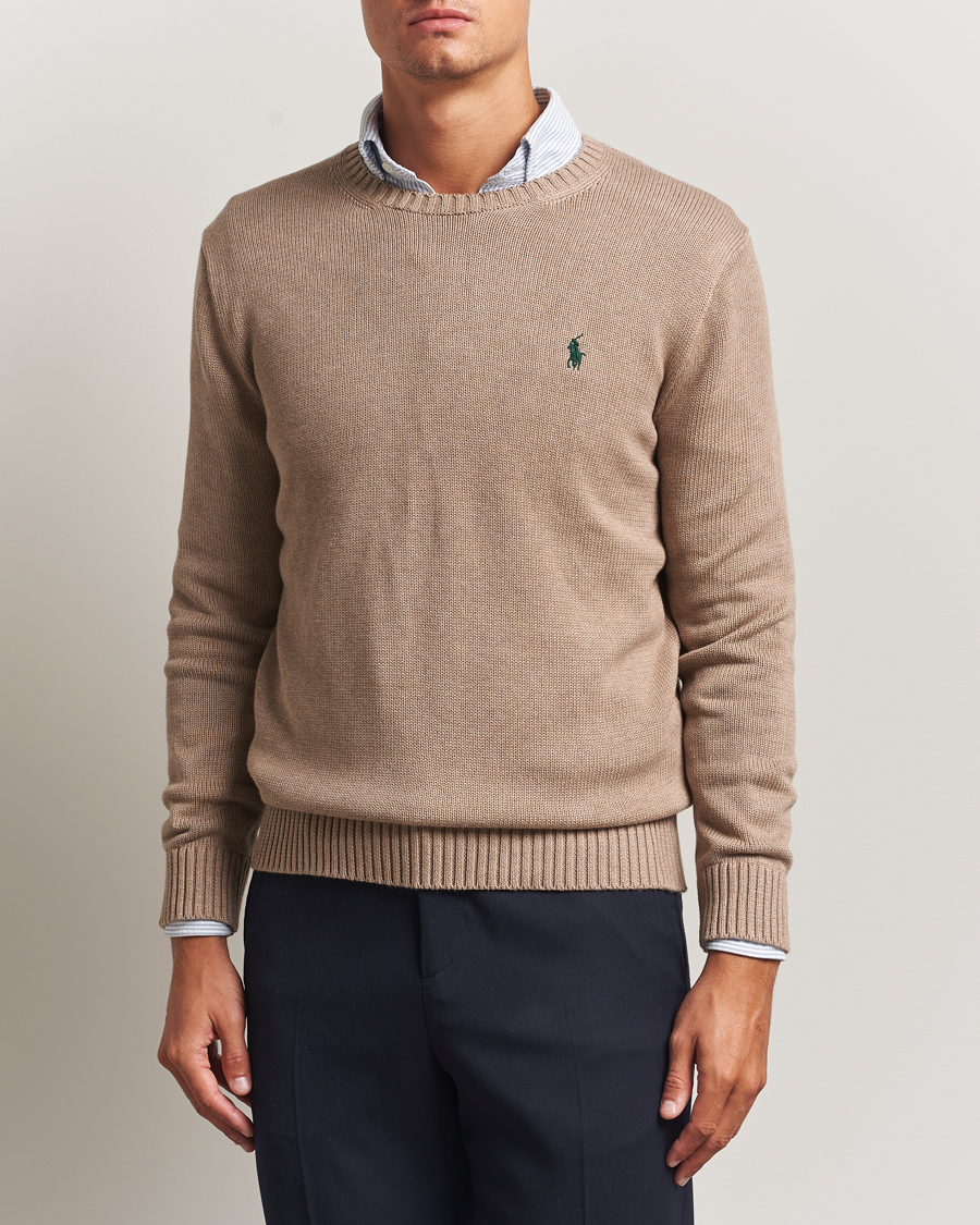 Heren | Truien | Polo Ralph Lauren | Cotton Crew Neck Sweater Bronze Melange