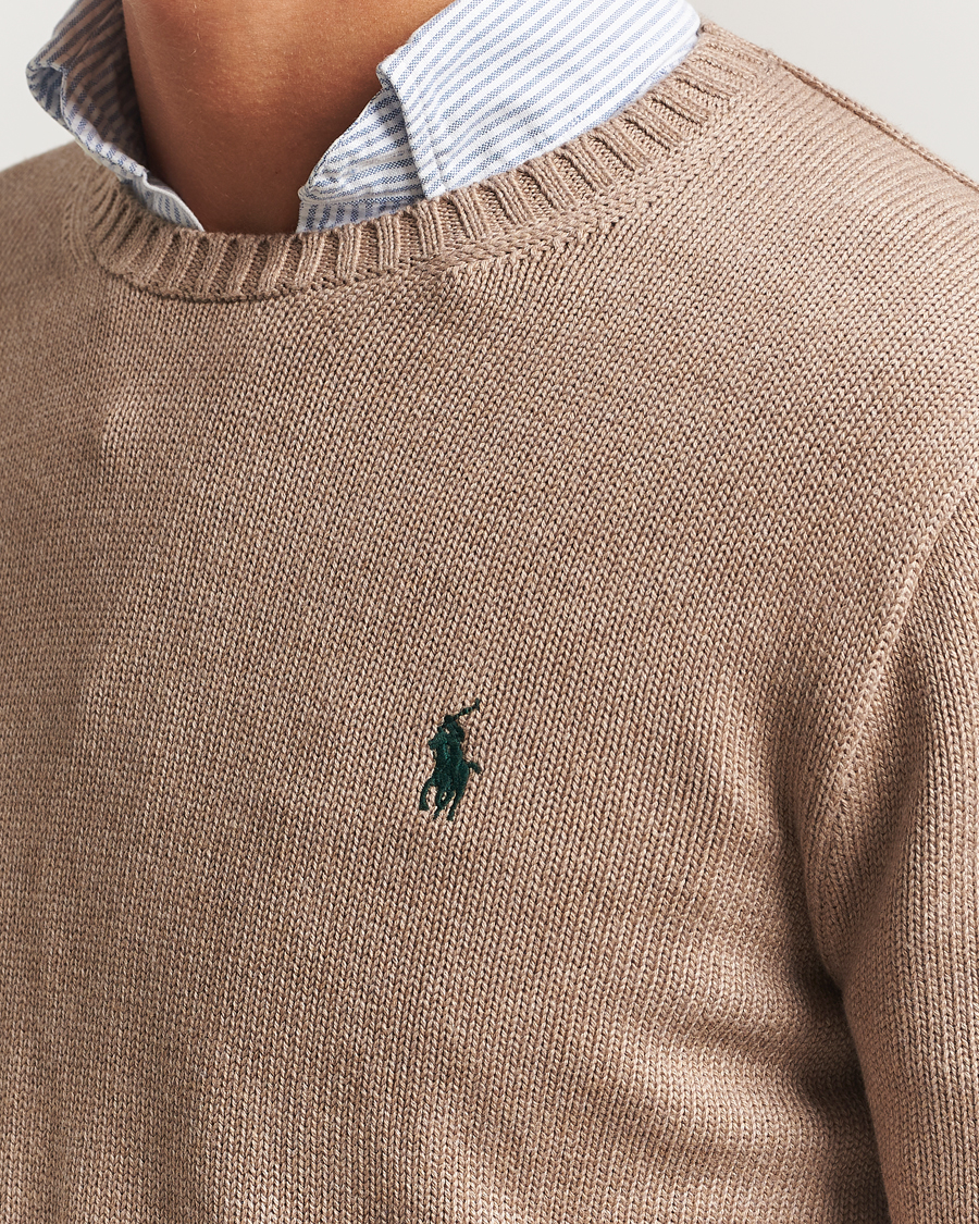 Heren | Truien | Polo Ralph Lauren | Cotton Crew Neck Sweater Bronze Melange