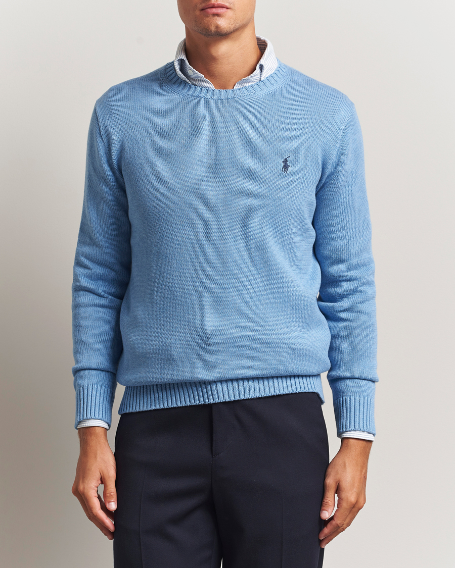 Heren | Truien | Polo Ralph Lauren | Cotton Crew Neck Sweater Soft Royal Heather