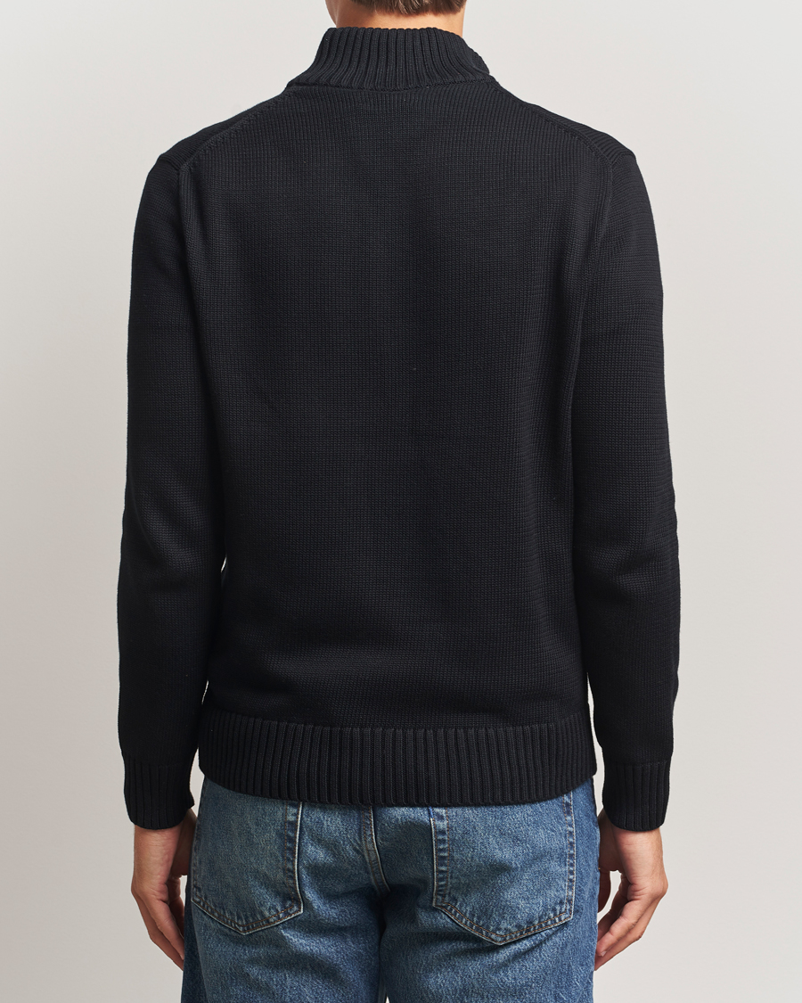 Heren | Truien | Polo Ralph Lauren | Cotton Pullover Half-Zip Polo Black