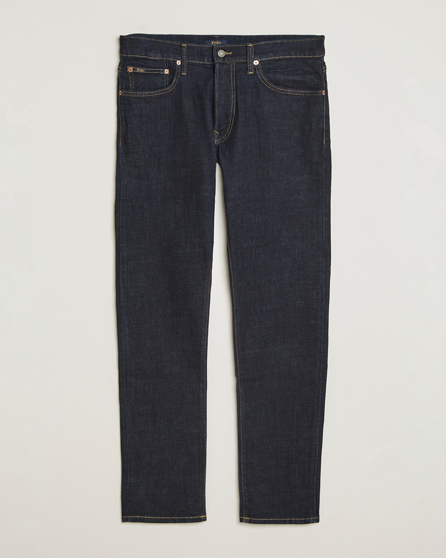 Heren | Jeans | Polo Ralph Lauren | Parkside Rinse Stretch Straight Jeans Dark Blue