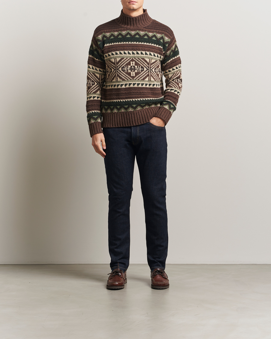 Heren | Jeans | Polo Ralph Lauren | Parkside Rinse Stretch Straight Jeans Dark Blue