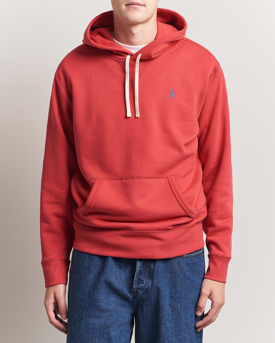 Heren | Truien | Polo Ralph Lauren | RL Fleece Hoodie Sunrise Red