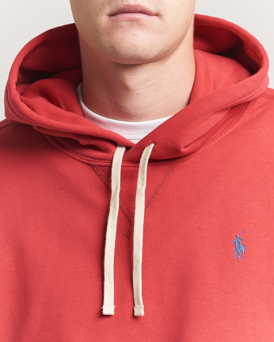 Heren | Truien | Polo Ralph Lauren | RL Fleece Hoodie Sunrise Red