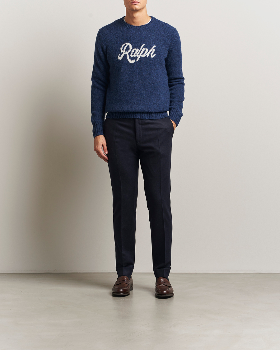 Heren | Truien | Polo Ralph Lauren | Ralph Alpaca Sweater Navy Combo
