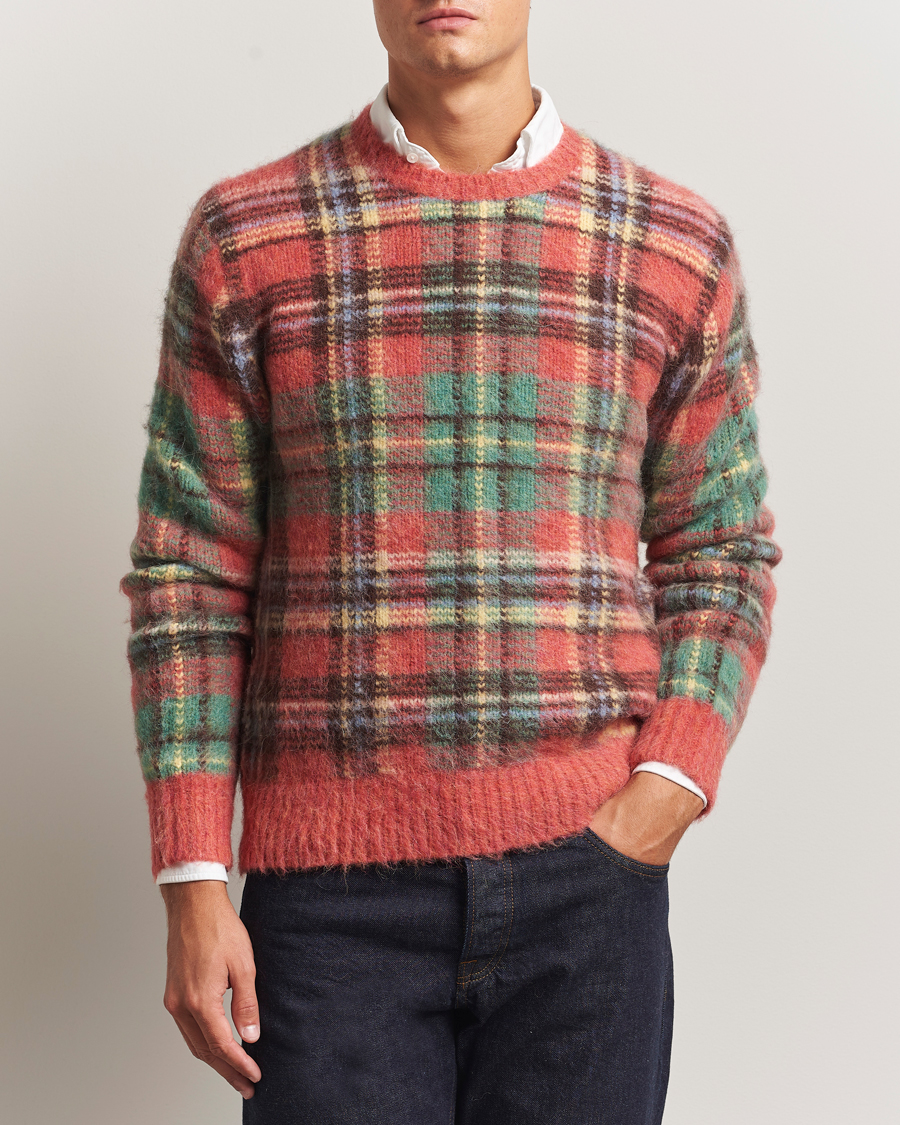 Heren | Truien | Polo Ralph Lauren | Checked Wool Sweater Red Combo