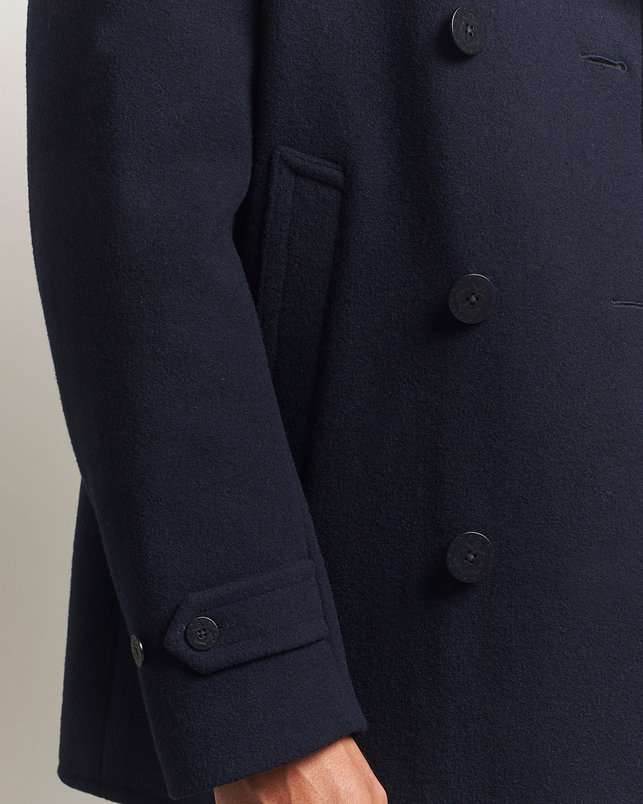Heren | Jassen | Polo Ralph Lauren | Lightweight Melton Peacoat Navy