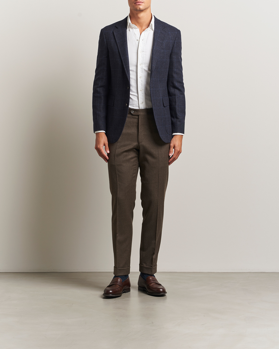 Heren | Blazers | Polo Ralph Lauren | Single Breasted Glenplaid Sportcoat Navy Multi