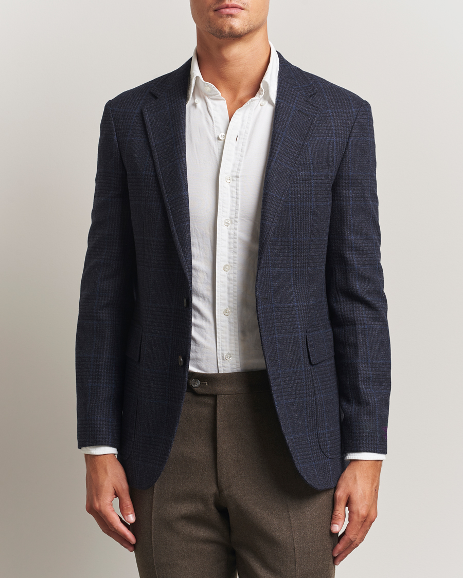 Heren | Blazers | Polo Ralph Lauren | Single Breasted Glenplaid Sportcoat Navy Multi