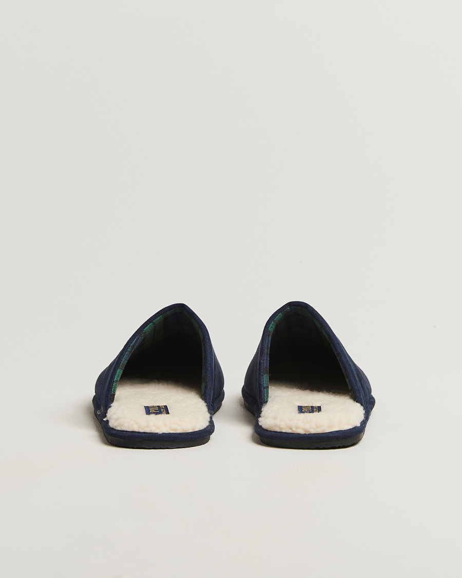 Heren | Sandalen slides | Polo Ralph Lauren | Klarence Dress Slipper Navy/BlackWatch