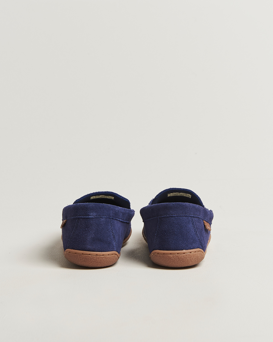 Heren | Sandalen slides | Polo Ralph Lauren | Brenan Slipper Navy Suede