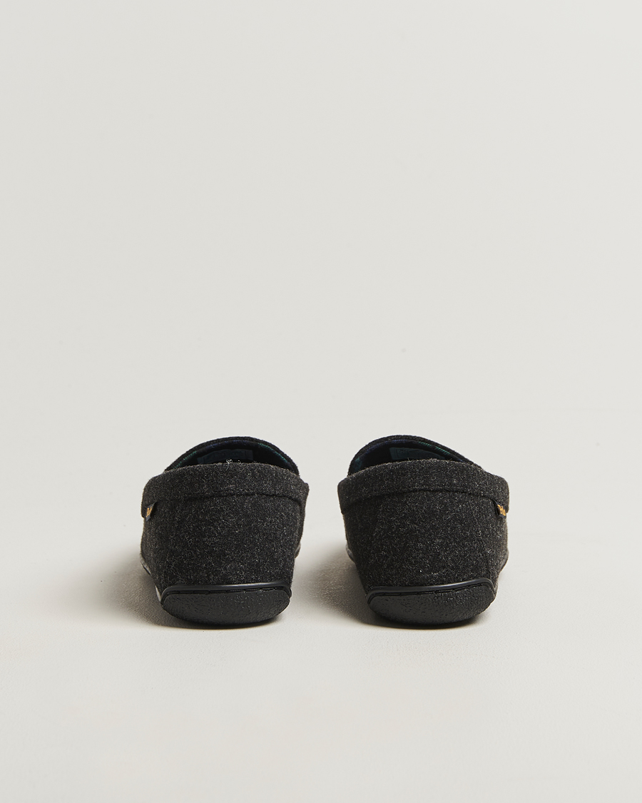 Heren | Sandalen slides | Polo Ralph Lauren | Brenan Wool Slipper Black/Cream