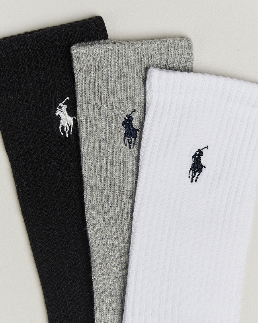 Heren | Ondergoed | Polo Ralph Lauren | Polo Ralph Lauren6-Pack Crew SockGrey