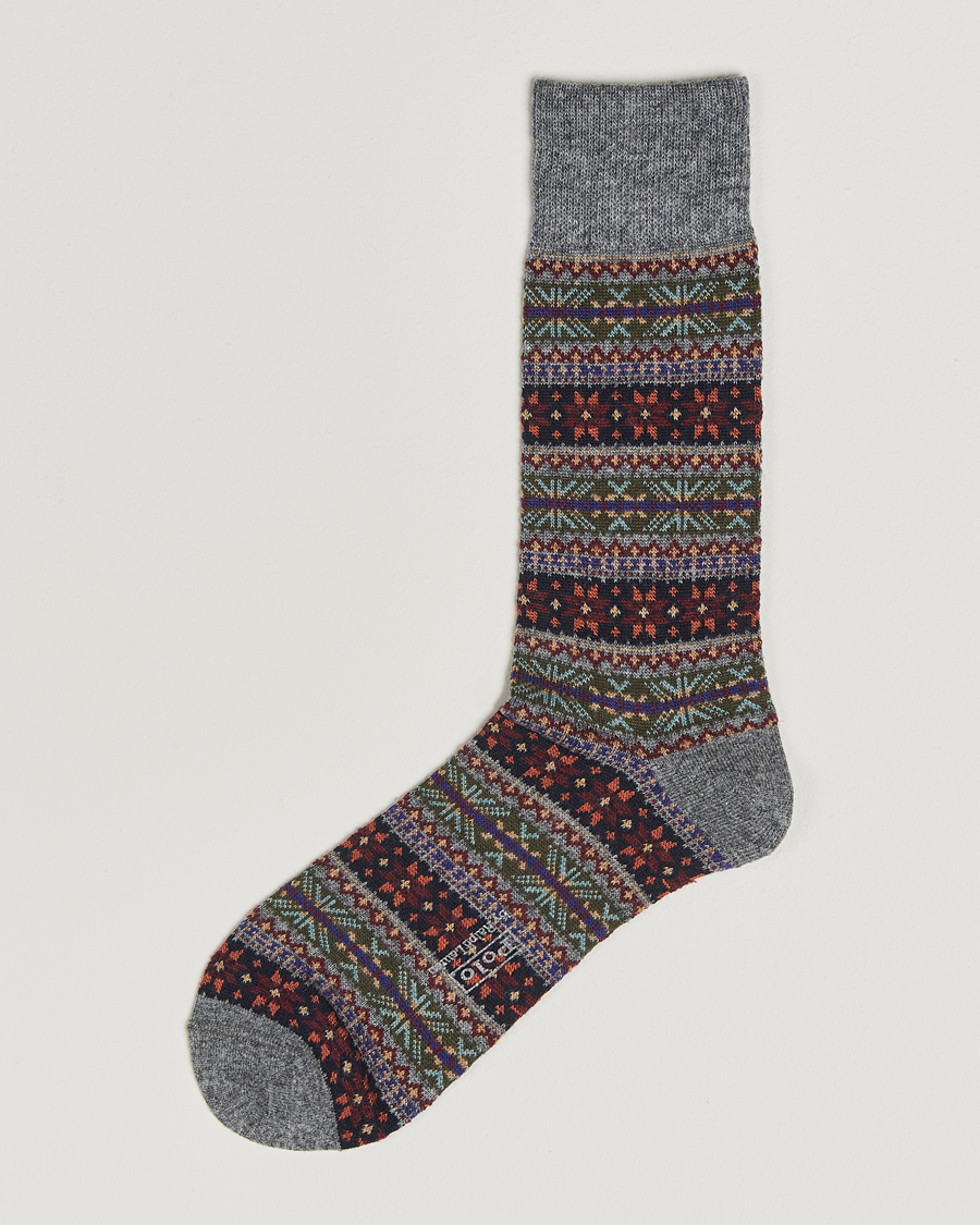 Heren | Ondergoed | Polo Ralph Lauren | Fair Isle Sock Medium Grey Heather