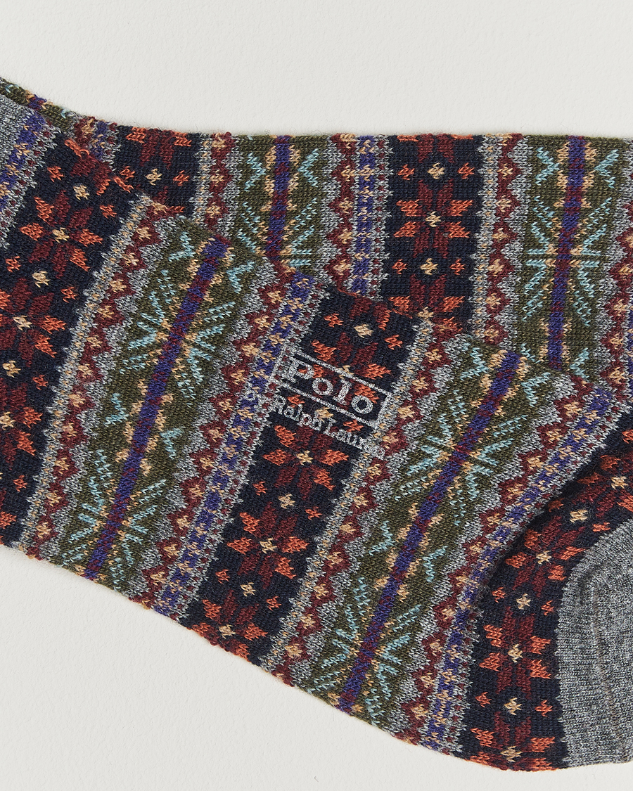 Heren | Ondergoed | Polo Ralph Lauren | Fair Isle Sock Medium Grey Heather