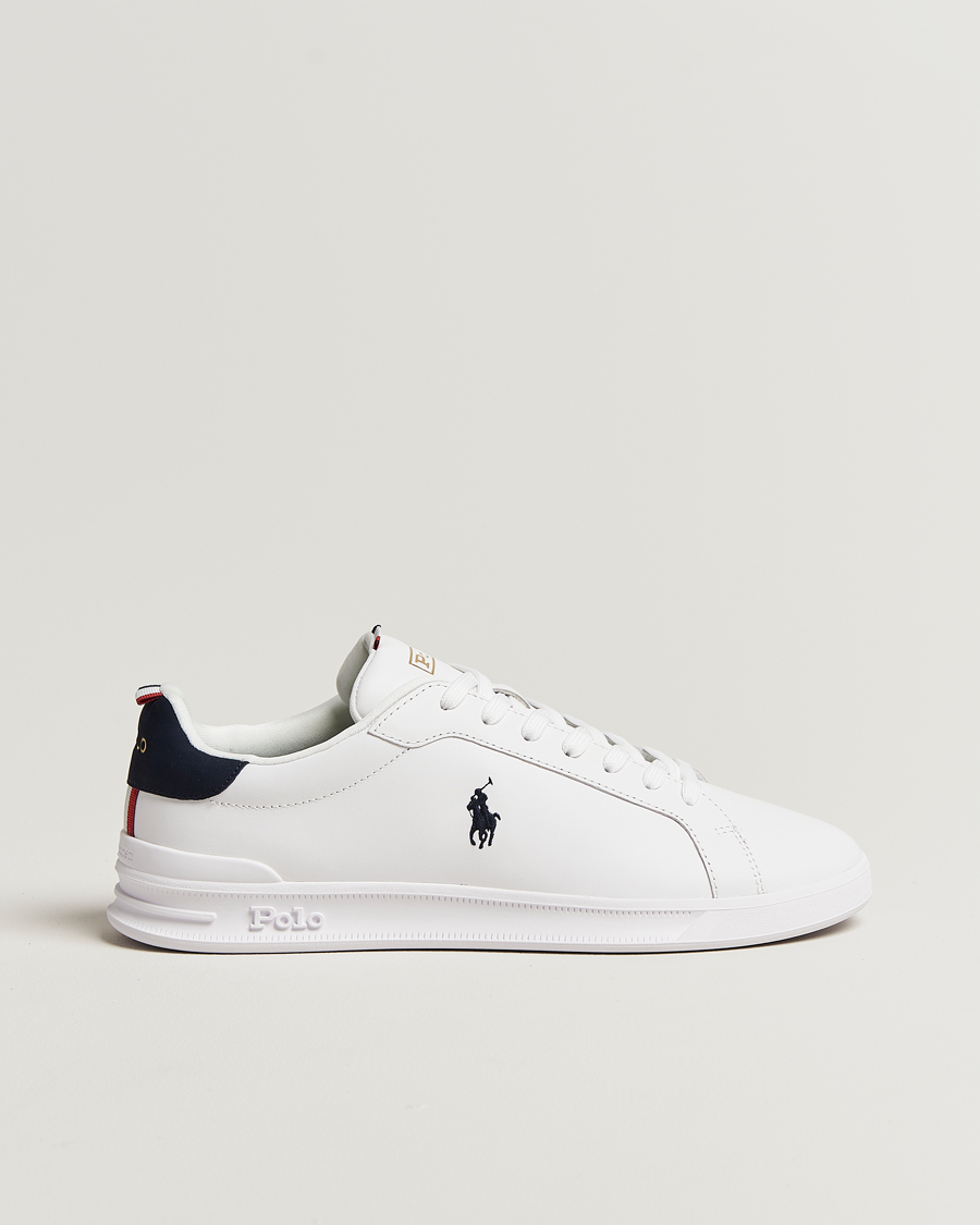 Heren | Sneakers | Polo Ralph Lauren | Heritage Court Sneakers White/Navy/Red
