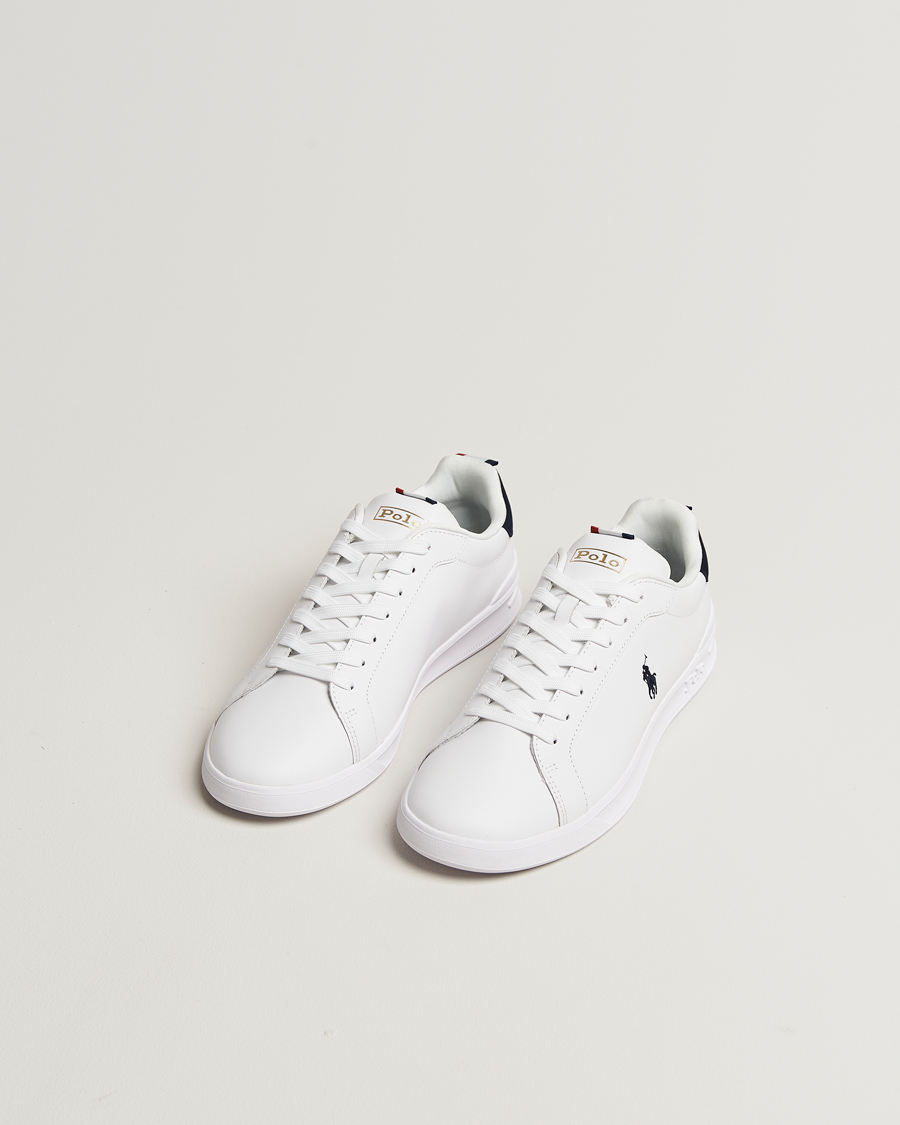 Heren | Sneakers | Polo Ralph Lauren | Heritage Court Sneakers White/Navy/Red