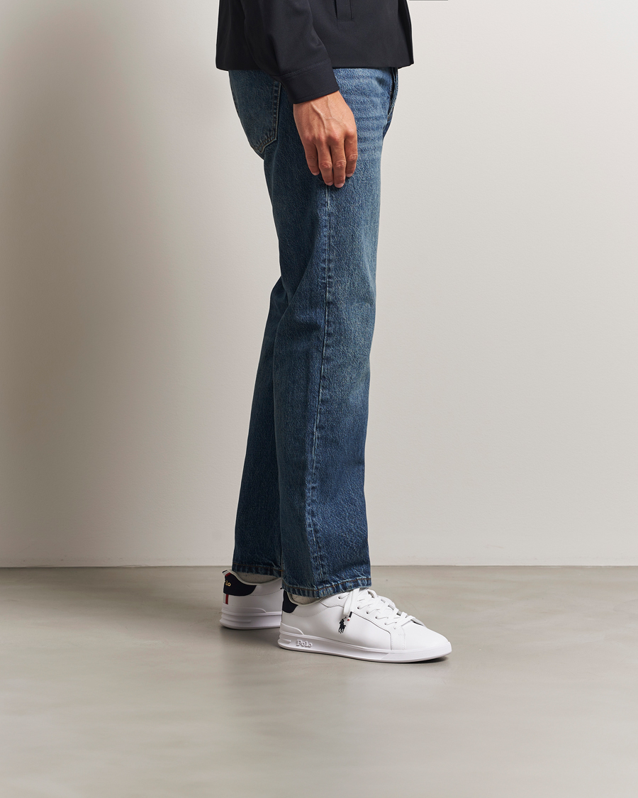 Heren | Sneakers | Polo Ralph Lauren | Heritage Court Sneakers White/Navy/Red