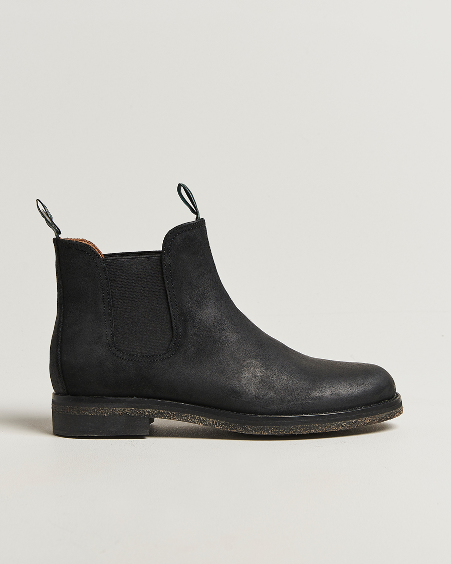 Heren | Laarzen | Polo Ralph Lauren | Radford Chelsea Boot Black Rough-Out Suede