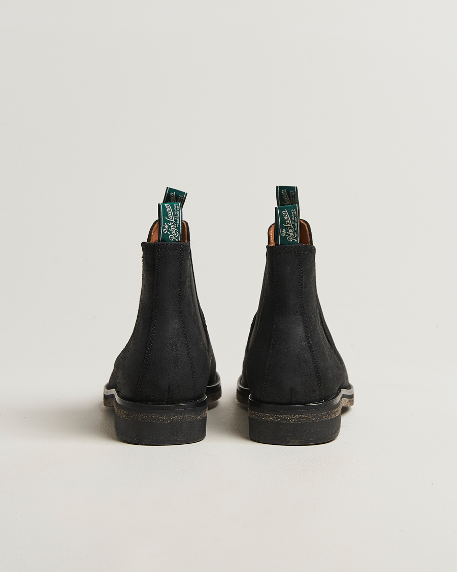 Heren | Laarzen | Polo Ralph Lauren | Radford Chelsea Boot Black Rough-Out Suede
