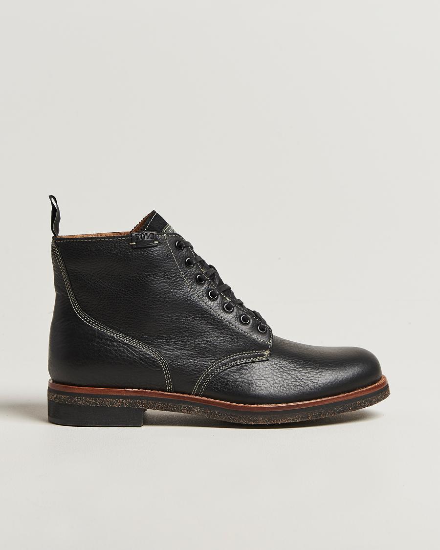 Heren | Laarzen | Polo Ralph Lauren | Radford Oiled Leather Boot Black Calf