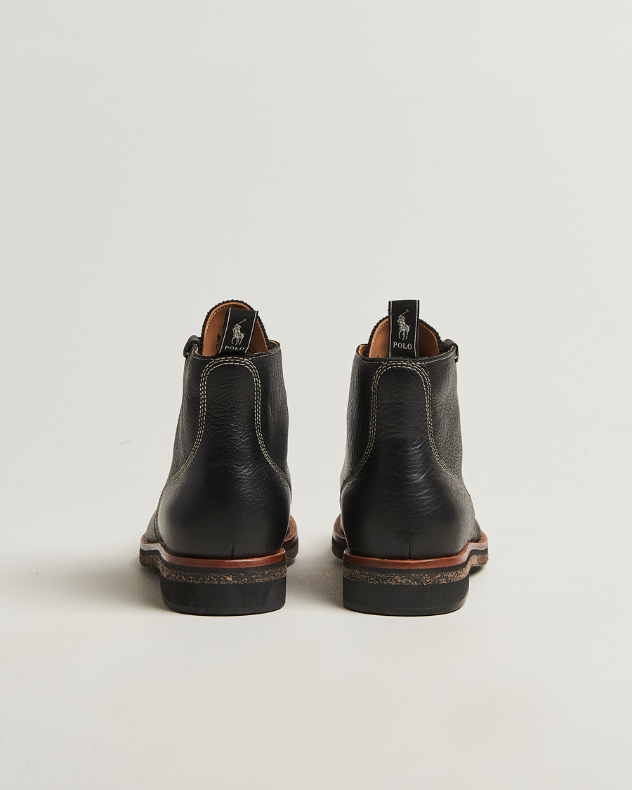 Heren | Laarzen | Polo Ralph Lauren | Radford Oiled Leather Boot Black Calf