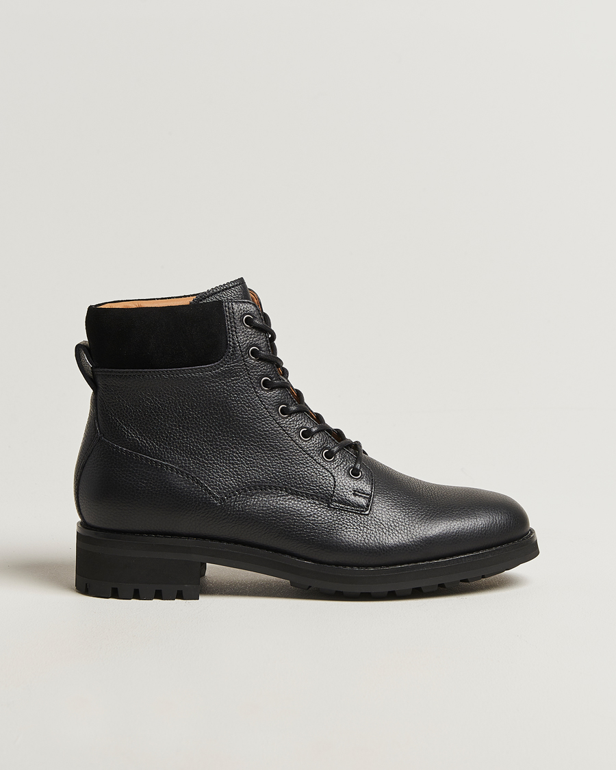 Heren | Laarzen | Polo Ralph Lauren | Bryson Mid Boot Black Calf