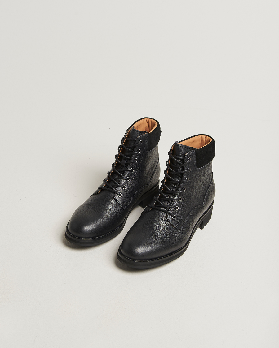 Heren | Laarzen | Polo Ralph Lauren | Bryson Mid Boot Black Calf